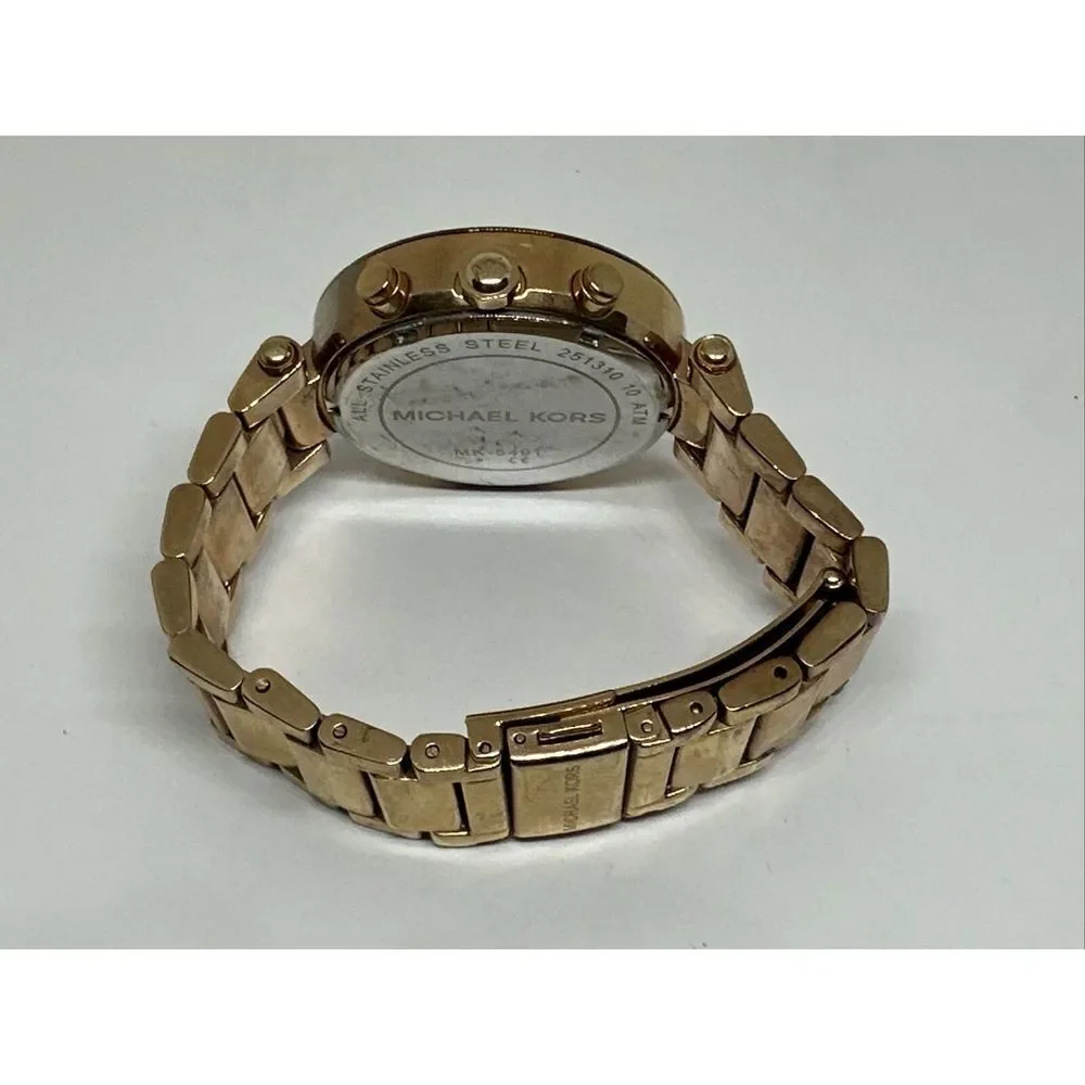 Michael Kors Parker MK5491 Women's Gold Stainless Steel Analog Dial Watch NUL37